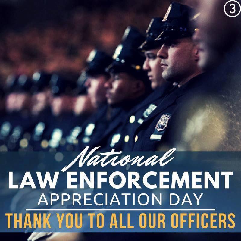 Graphic: National Law Enforcement Appreciation Day